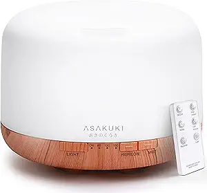 Essential oil diffusser with remote control